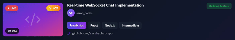 Discovery cards visual